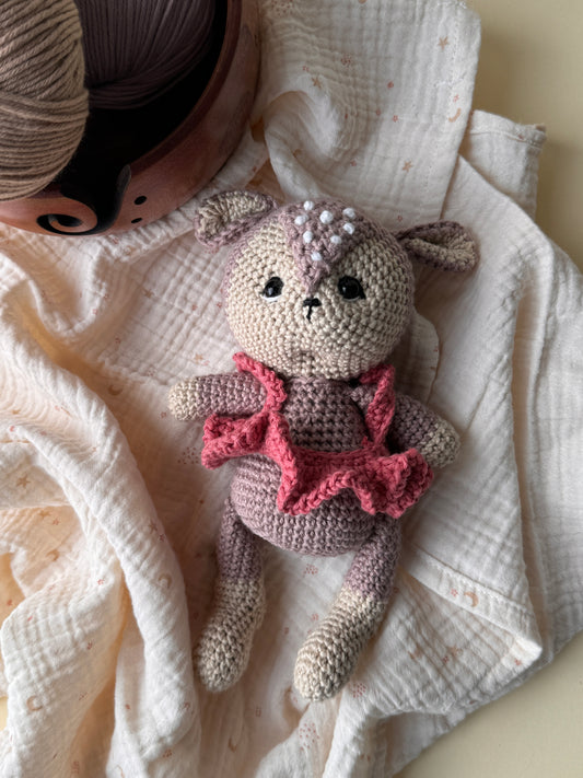 Ficelle la cerbiatta Amigurumi