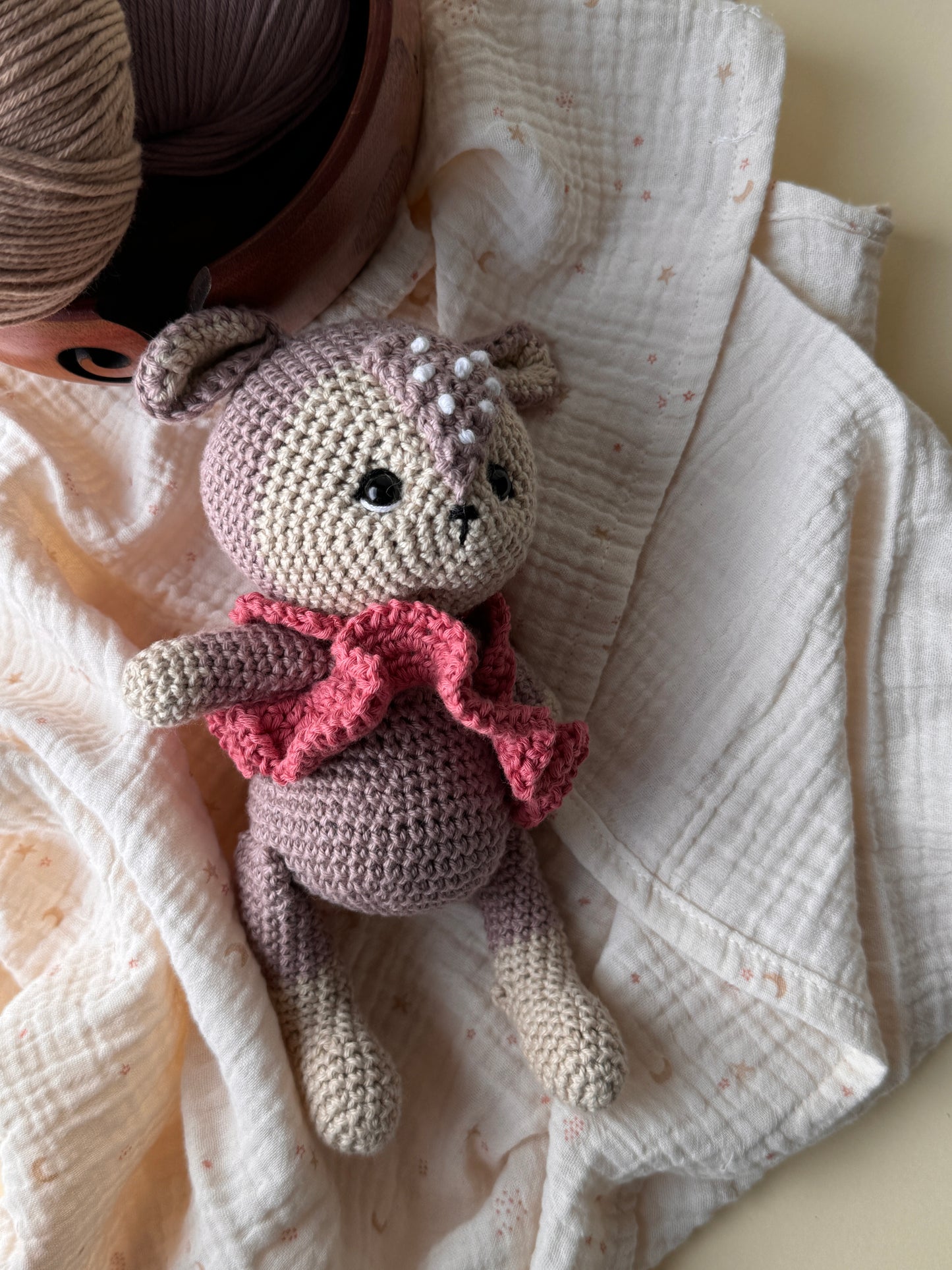 Ficelle la cerbiatta Amigurumi