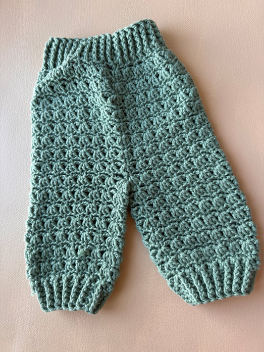 Pantaloni all'uncinetto