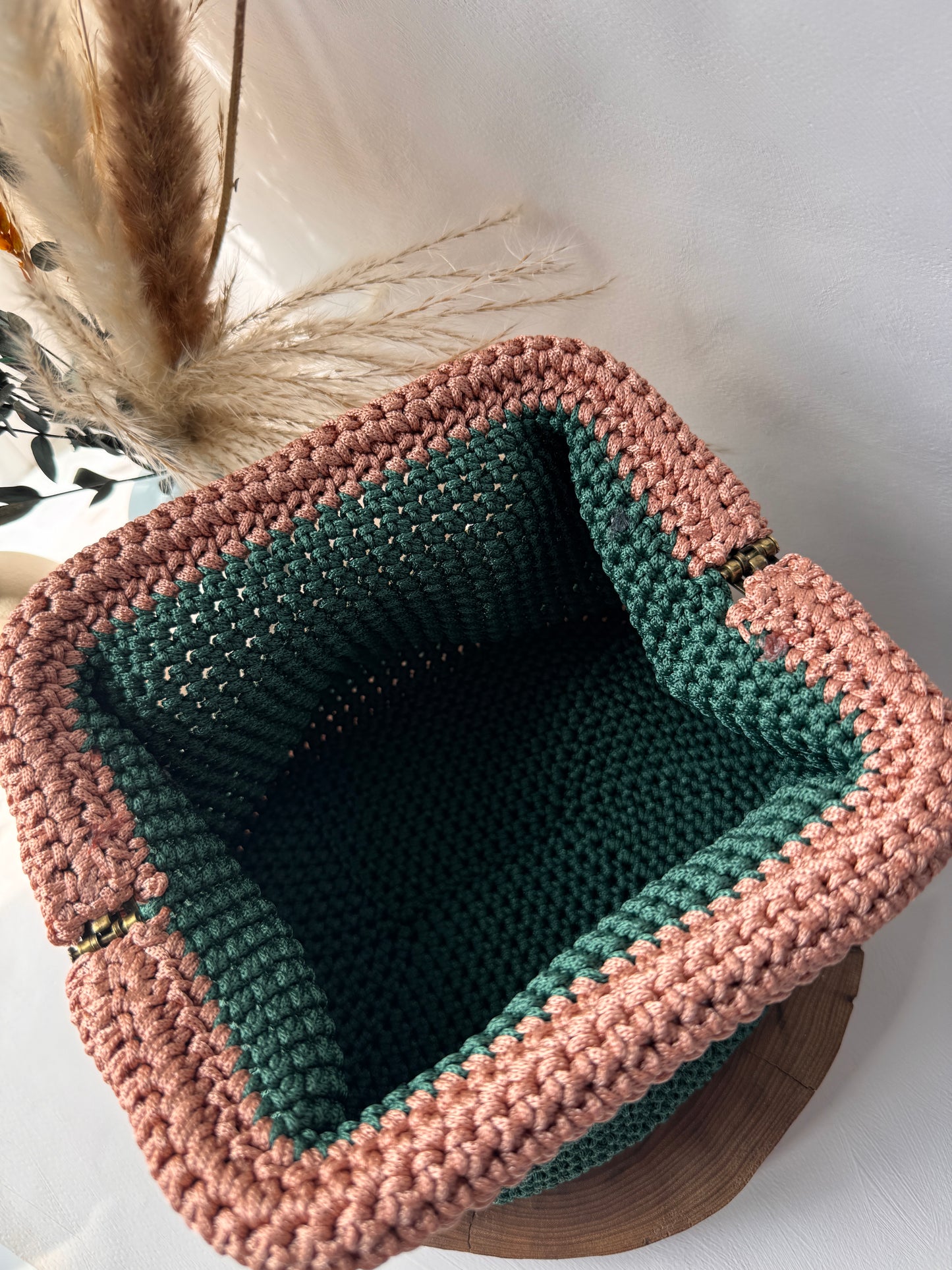 Clutch All’Uncinetto “Luna” – Eleganza Artigianale Fatto a Mano