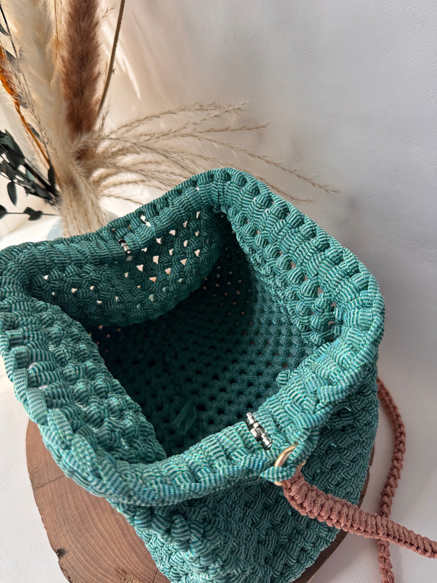 Clutch All’Uncinetto “Luna” – Eleganza Artigianale Fatto a Mano