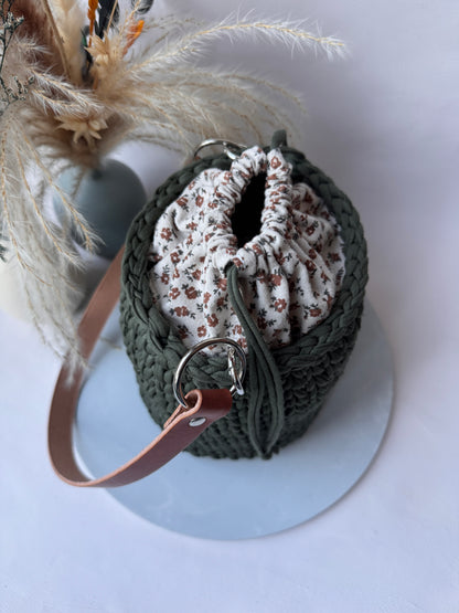 Borsa a Secchiello Artigianale all’Uncinetto