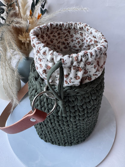 Borsa a Secchiello Artigianale all’Uncinetto