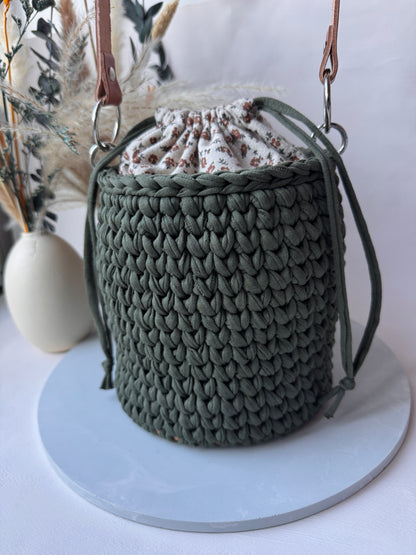 Borsa a Secchiello Artigianale all’Uncinetto
