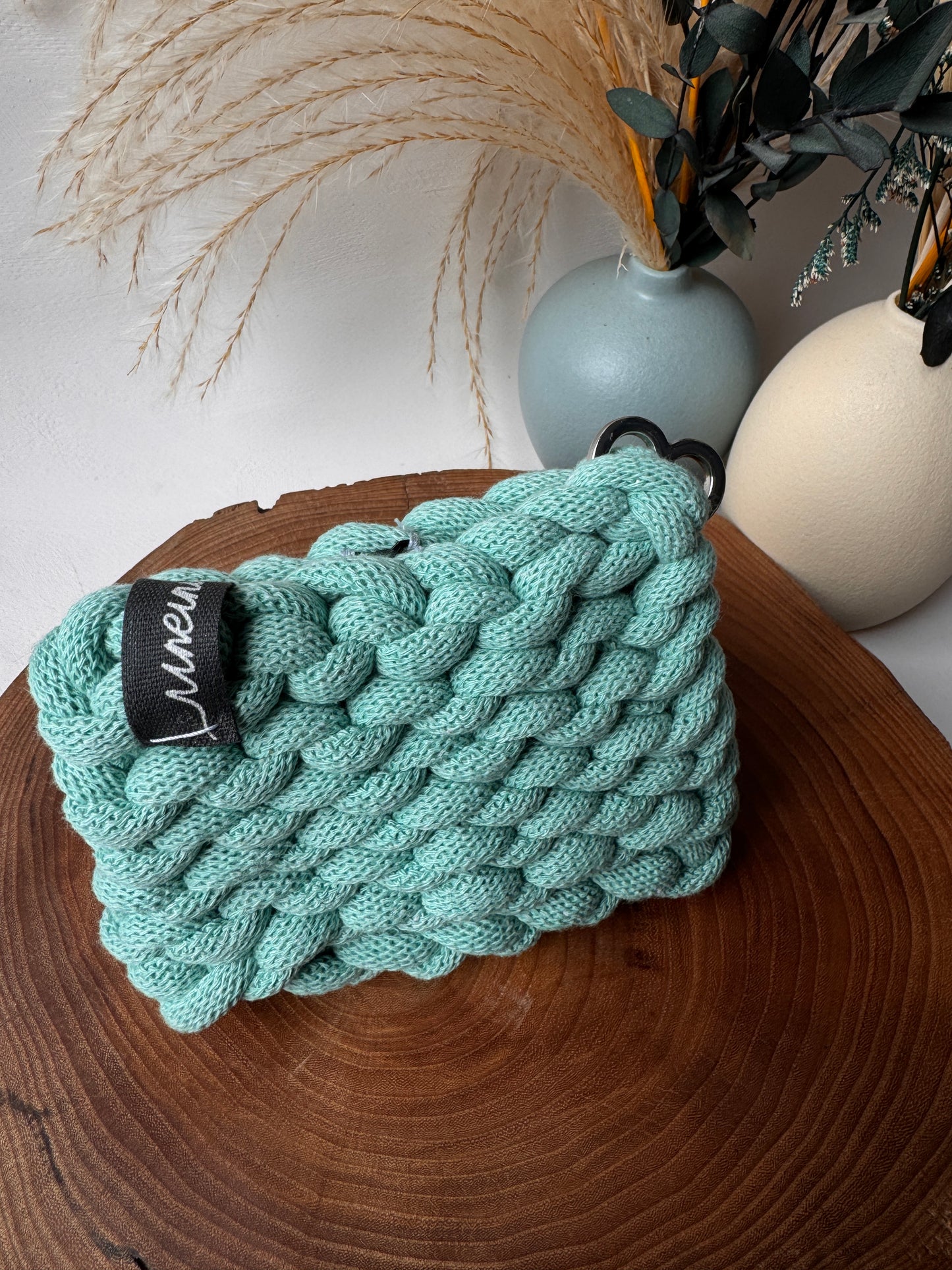 Bubble – Pochette Crochet in Cotone Riciclato Handmade