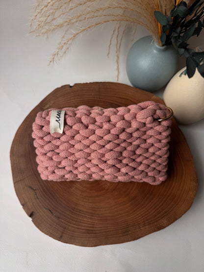 Bubble – Pochette Crochet in Cotone Riciclato Handmade
